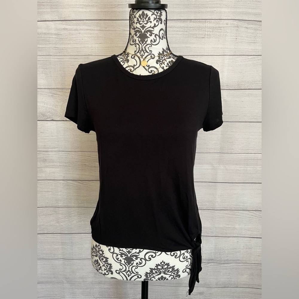 Olivia Rae | Women’s Black Short Sleeve Blouse